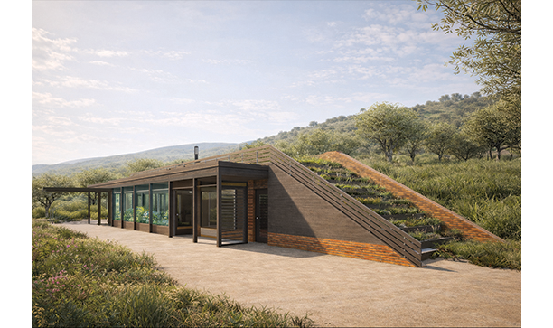 ΝΕΑ ΙΣΟΓΕΙΑ ΒΙΟΚΛΙΜΑΤΙΚΗ ΚΑΤΟΙΚΙΑ ΦΥΣΙΚΗΣ ΔΟΜΗΣΗΣ ΣΤΑ ΚΡΕΣΤΕΝΑ